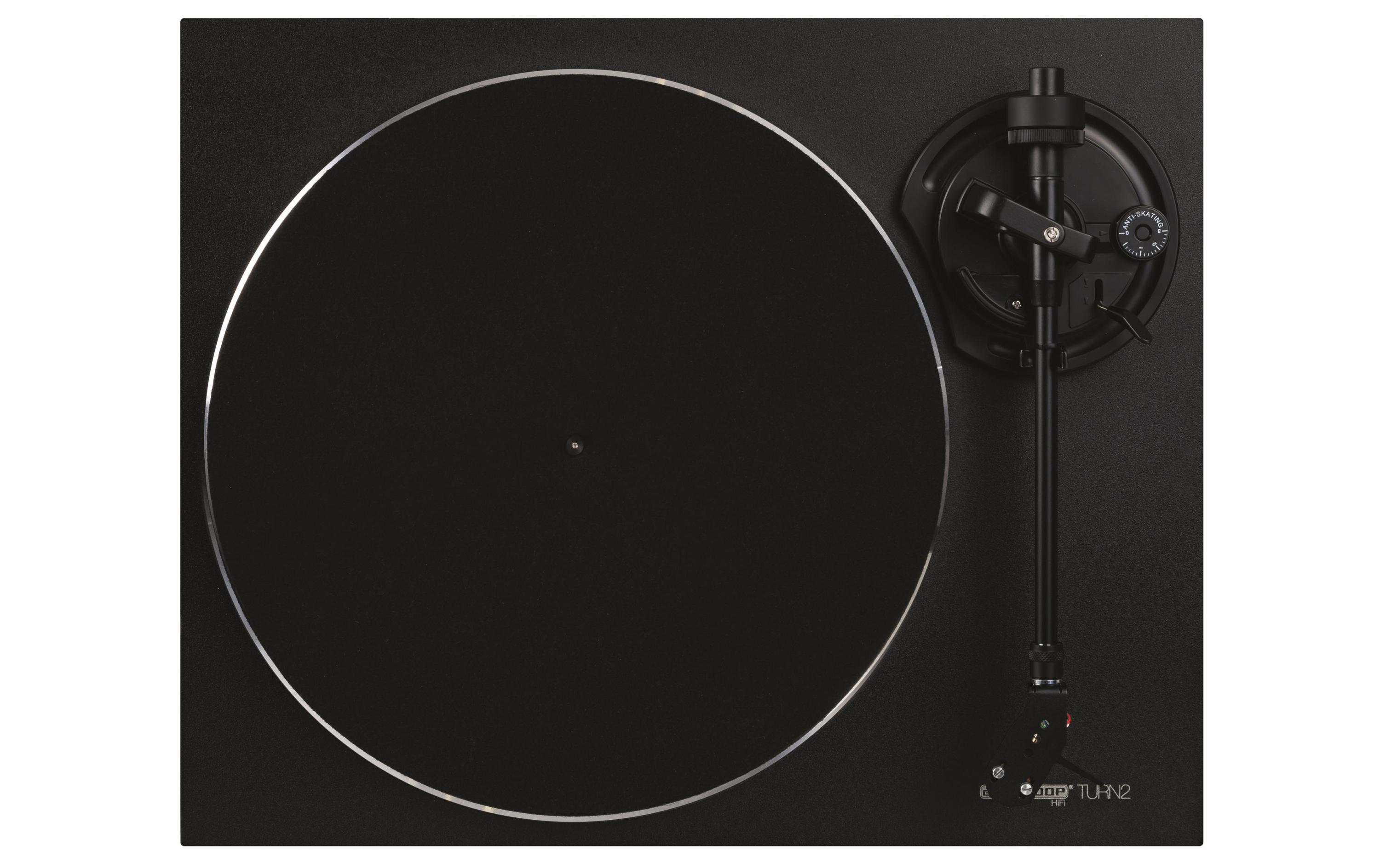 Plattenspieler HiFi Turn2 Schwarz<br>Analoger HiFi-Plattenspieler für Audio-Puristen