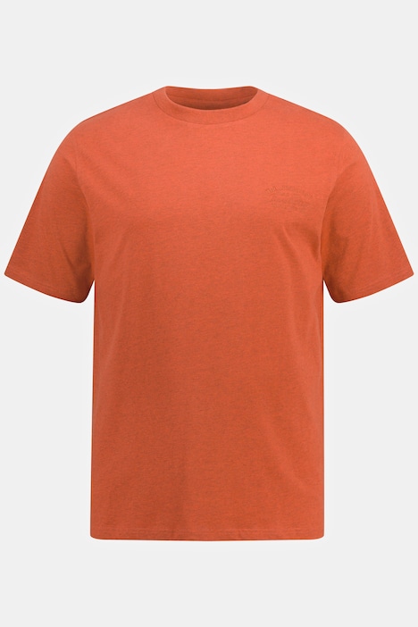 T-Shirt, Halbarm, Melange-Jersey