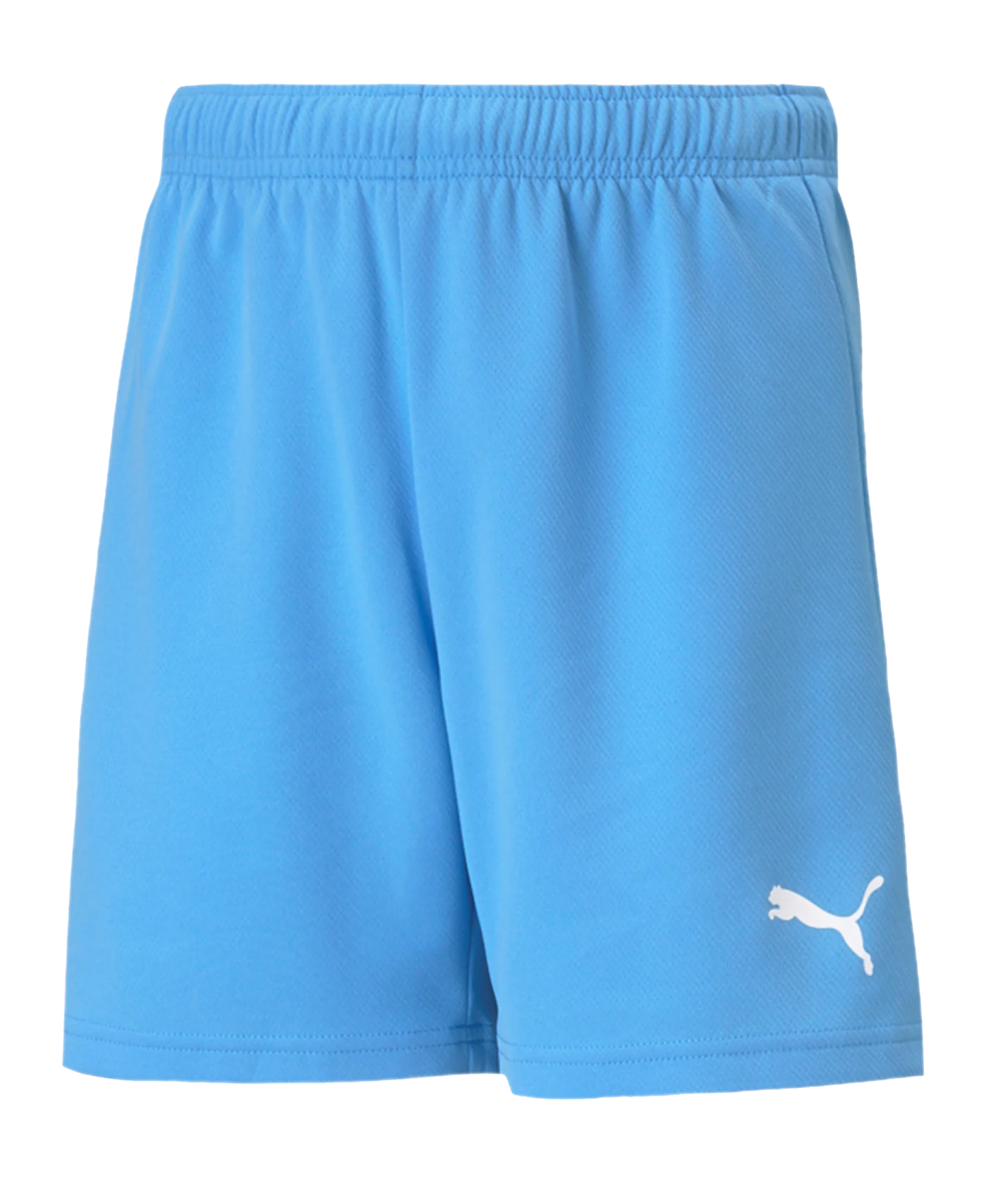 PUMA teamRISE Short Kids Blau Weiss F18