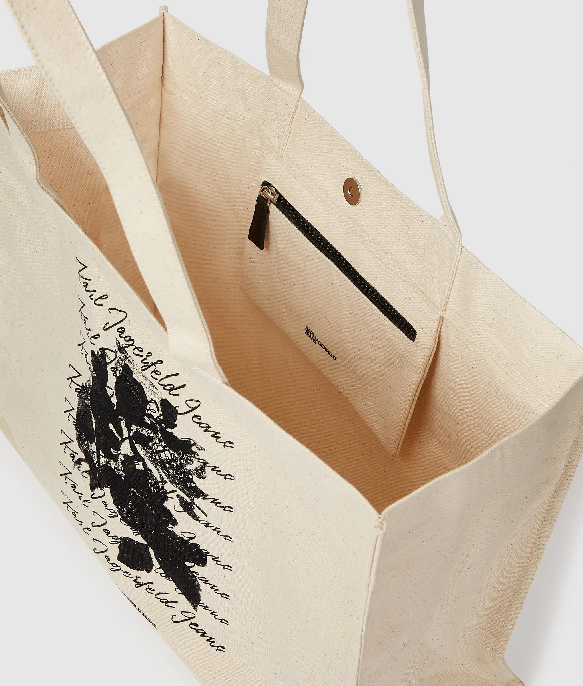 Shopper met bloemenprint