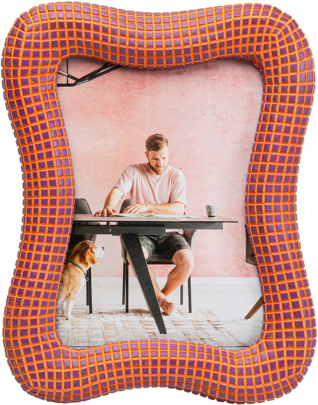 Kare Design Einzelrahmen »Bilderrahmen Wavy Orange 18x23cm«