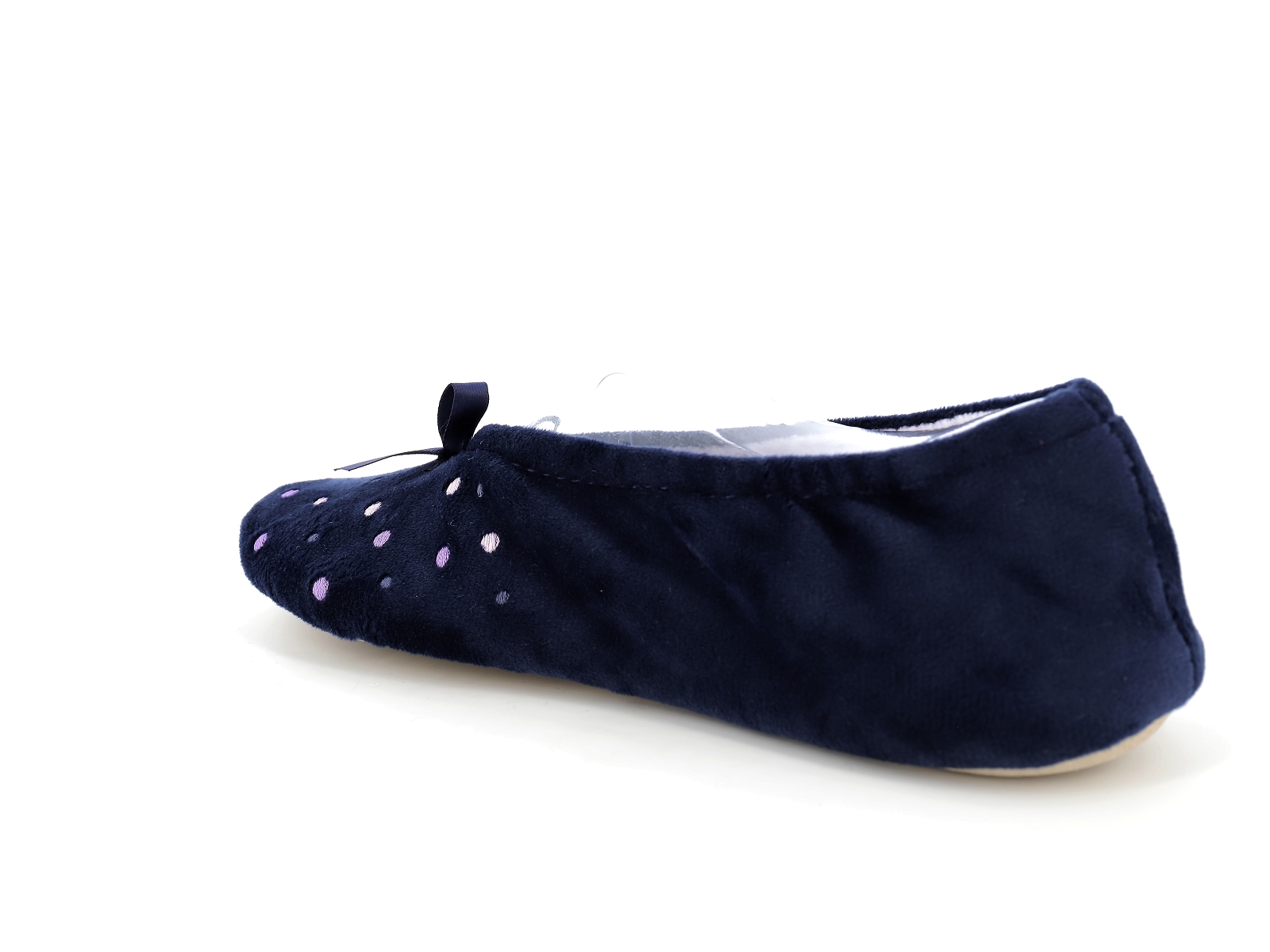 Isotoner-97344 Textile Velours Marine