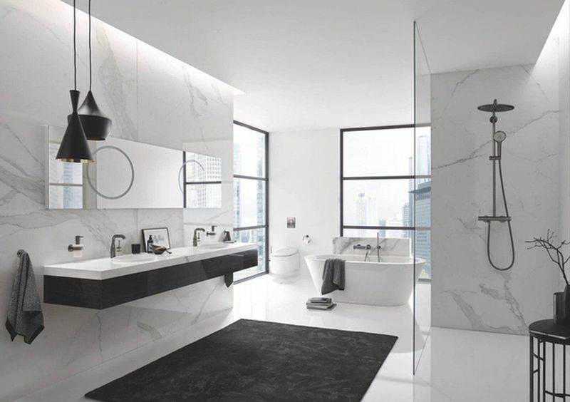 GROHE Euphoria XXL Regendouche - Hard Graphite - Thermostaatkraan - Ø 31 cm