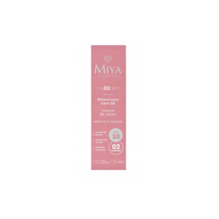 Miya myBBbalm Vitamin BB Cream SPF30 /02/ Natural 30 ml