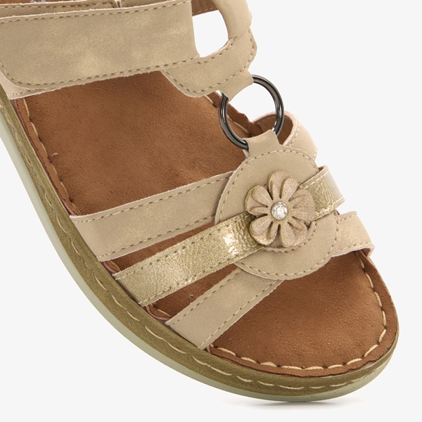 Blue Box dames slippers goud