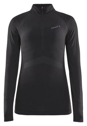 Maillot manches longues 1/2 Zip Femme Craft Active Intensity Zip Noir