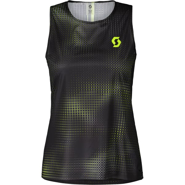 Débardeur running SCOTT TANK W'S RC RUN BLACK/YELLOW