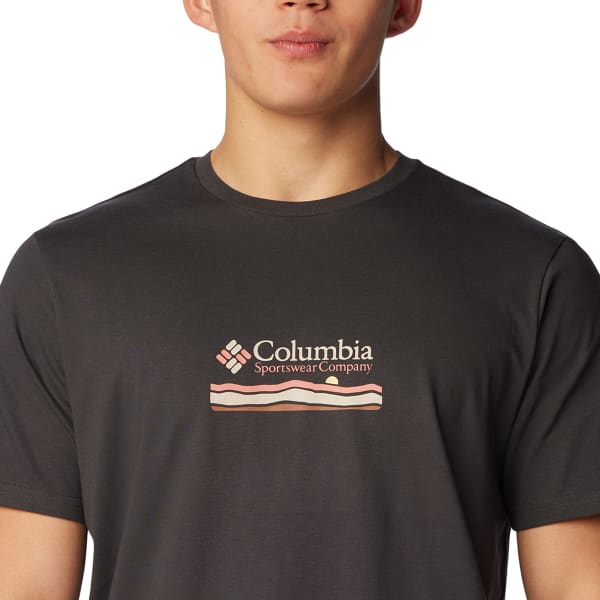 T-shirt COLUMBIA EXPLORERS CANYON BACK SHORT SLEEVE TEE SHARK/HERITAGE
