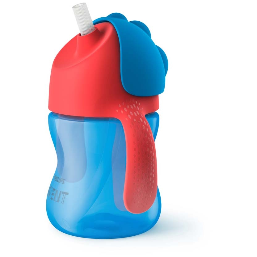 Philips Avent rietjesbeker 200ml 9+ maanden blauw