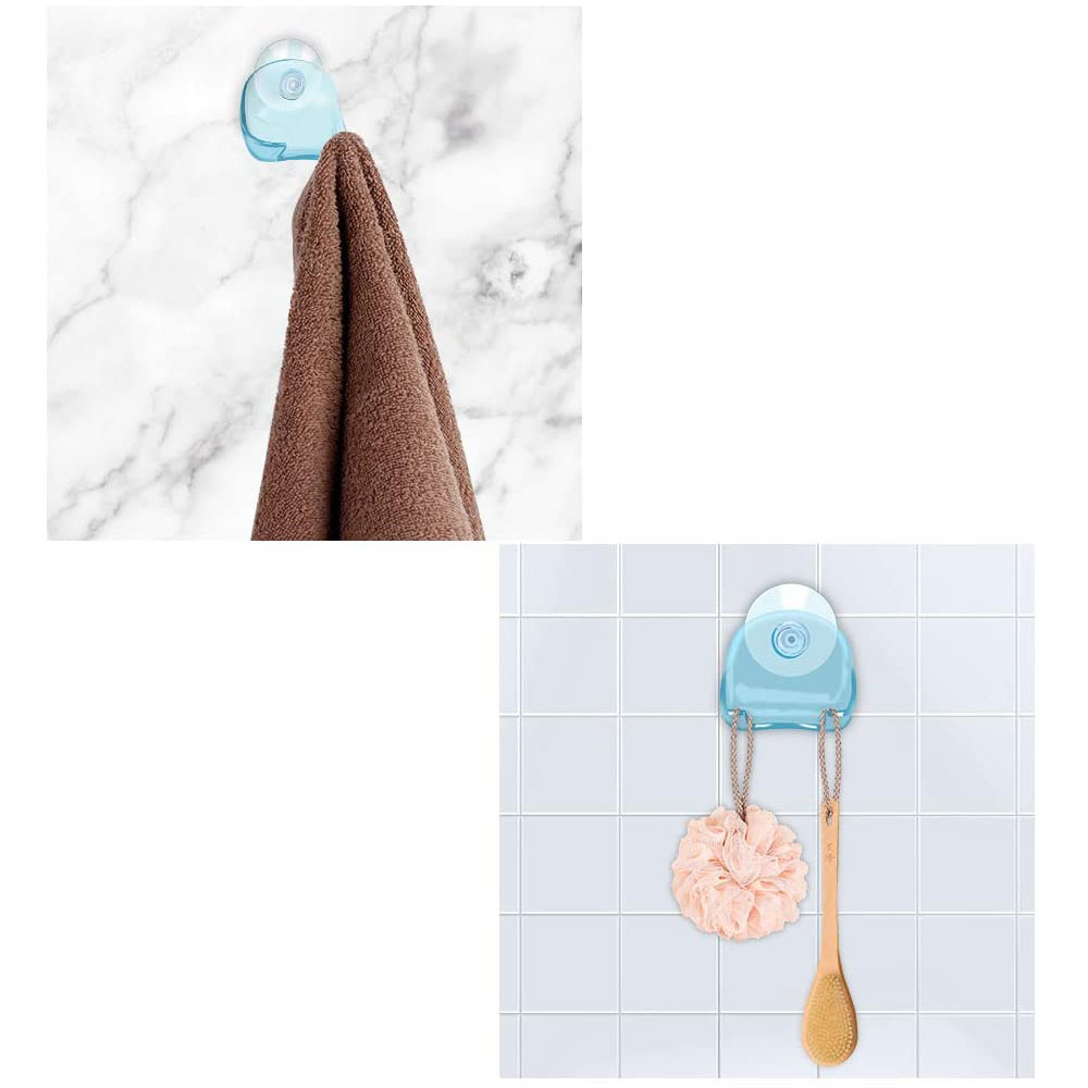 Rasierer Halter Badezimmer Wand / Fliesen Halterung mit Saugnapf - Grau