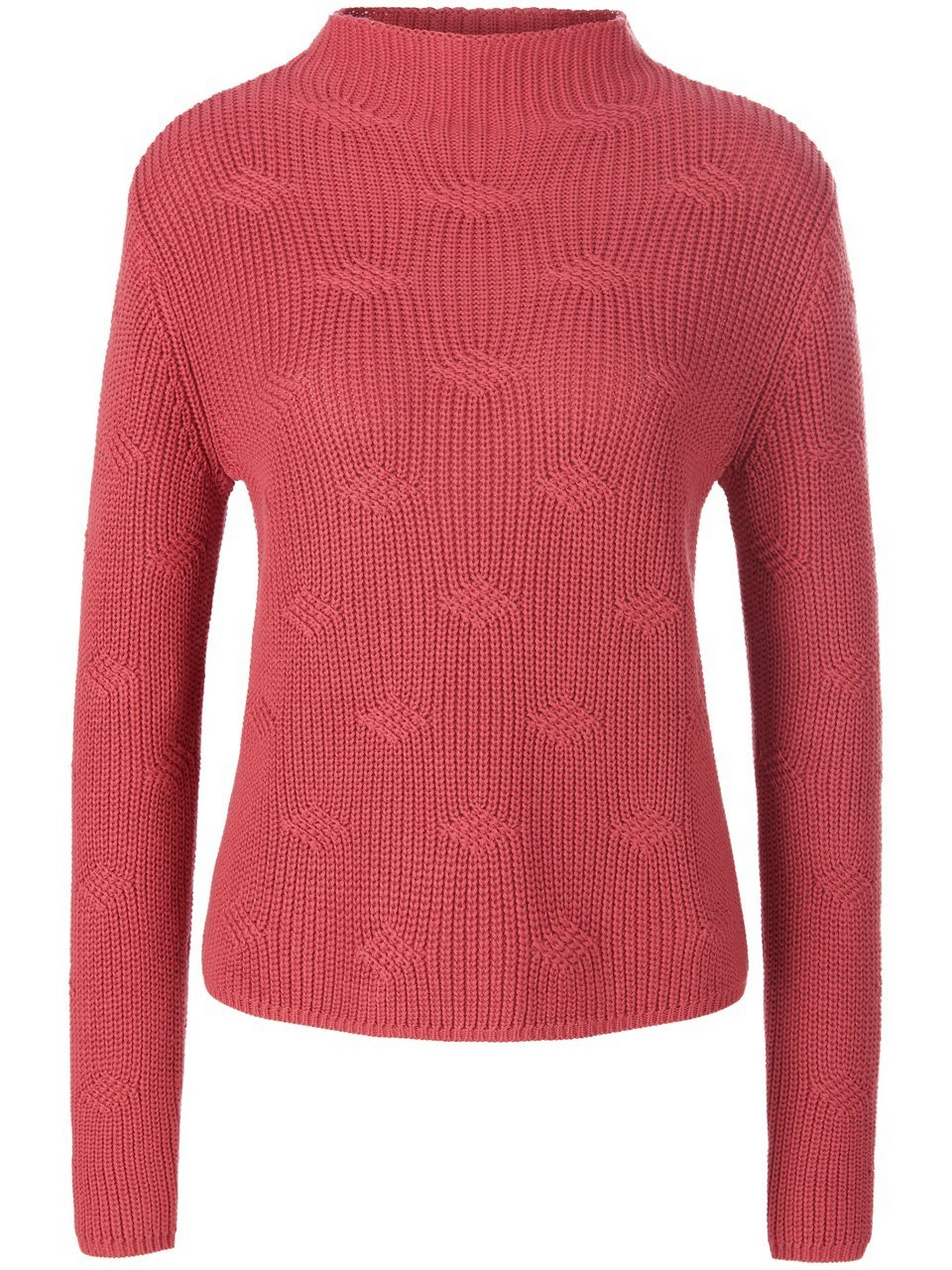 Pullover mit Stehbundkragen