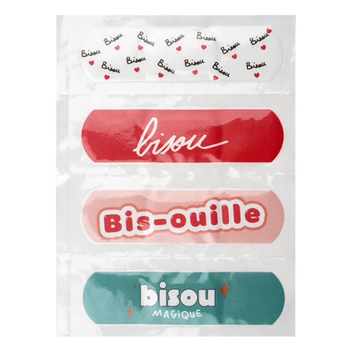 Mathilde Cabanas Pansements Bisou Magique - Pack de 20 | Rouge