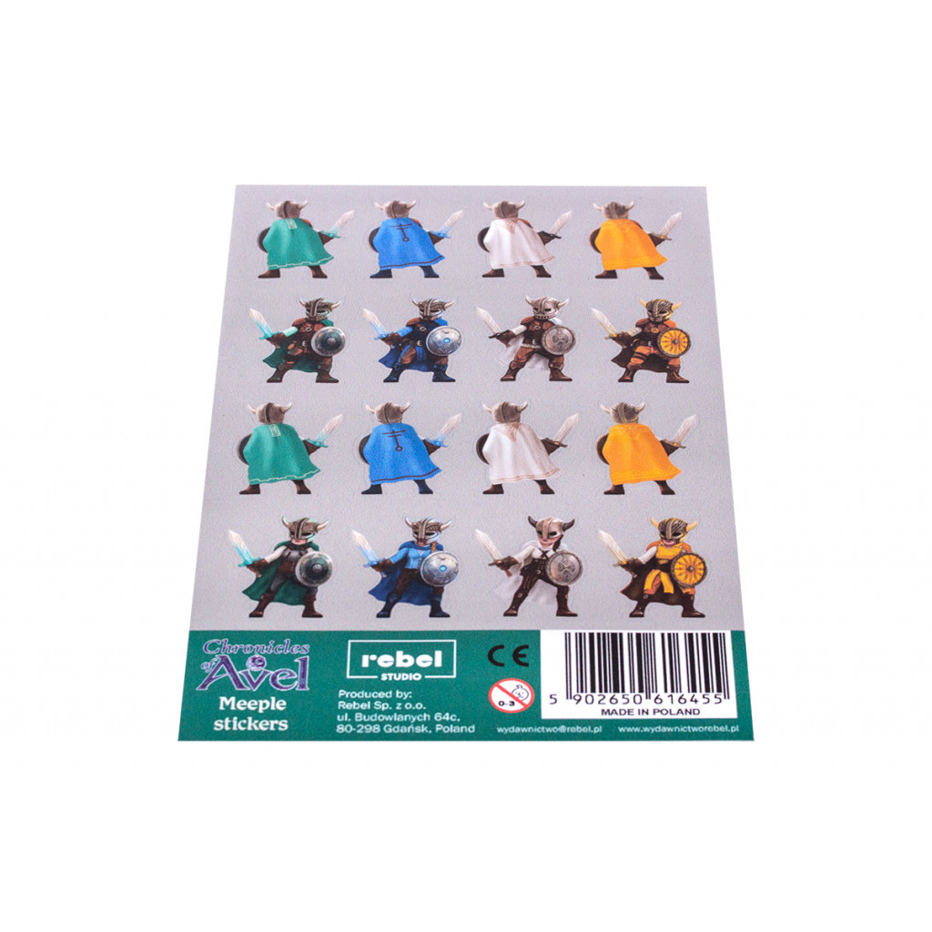 Chronicles of Avel: Meeple Stickers Promo