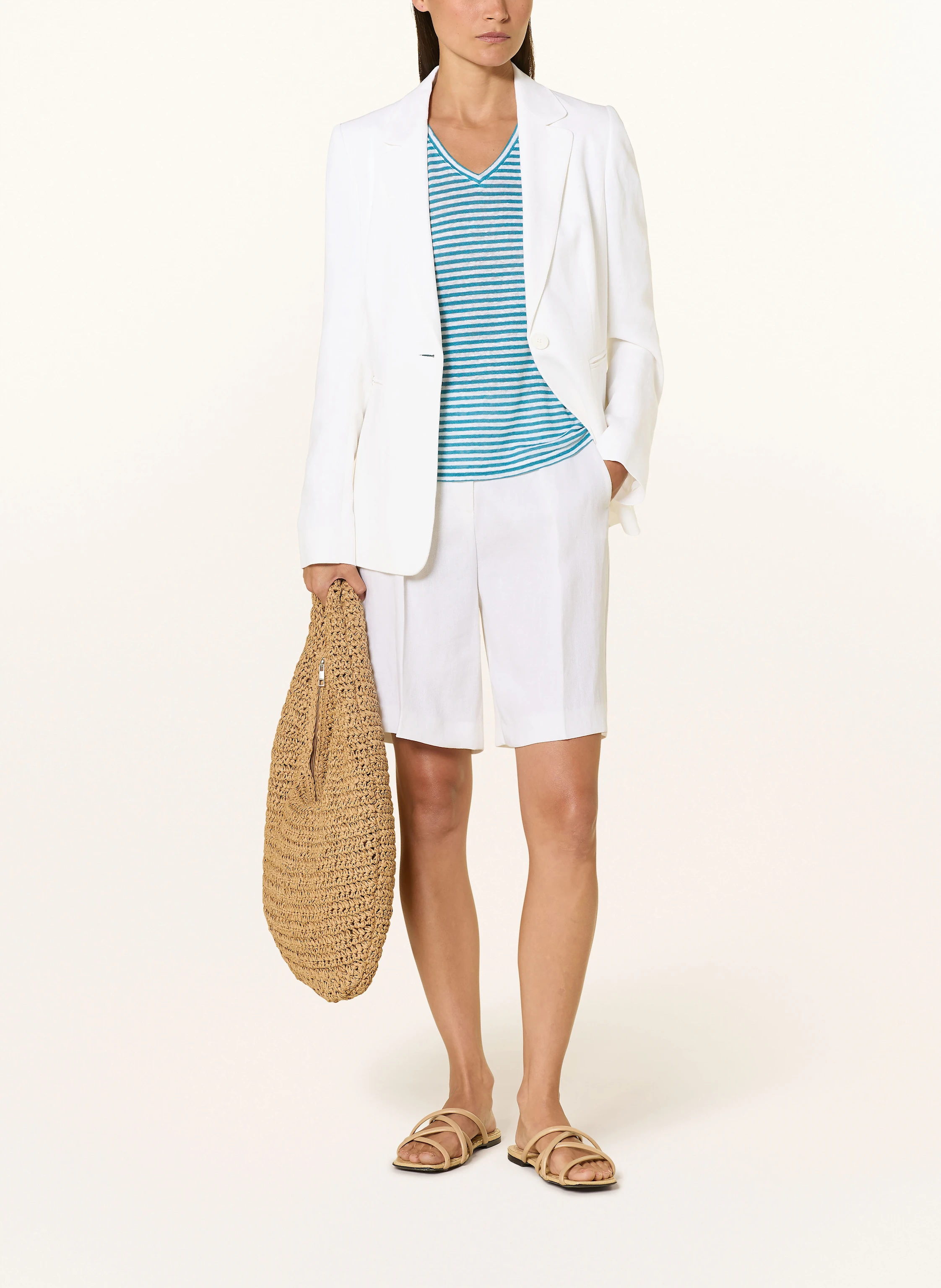 LUISA CERANO Blazer mit Leinen