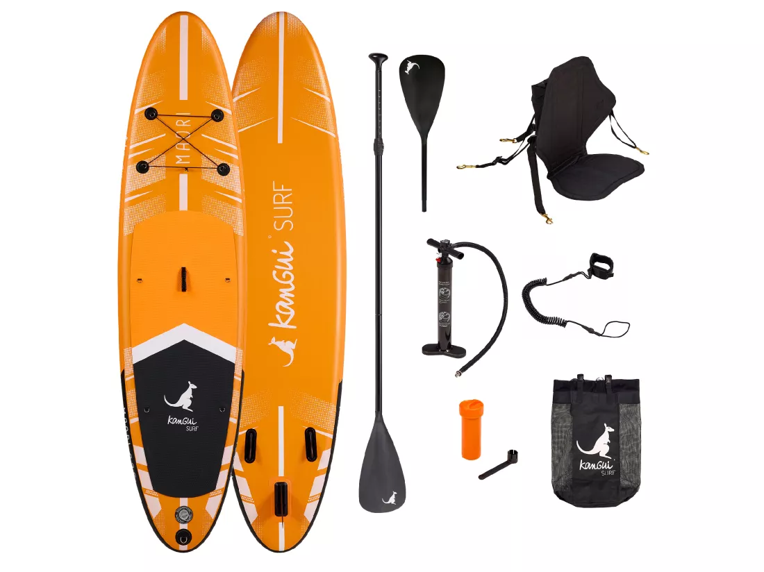 Kangui - Stand up paddle gonflable SUP avec siege kayak, 335cm - MAORI
