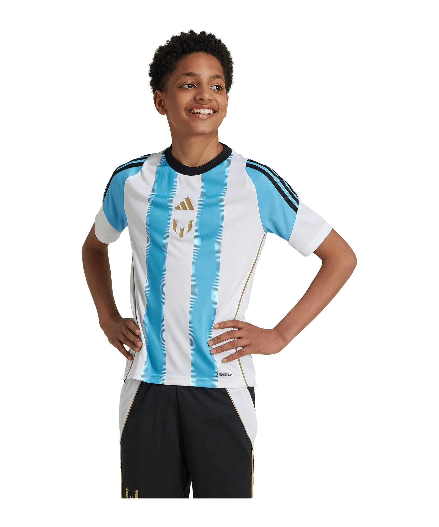 adidas Messi Trikot Kids Weiss