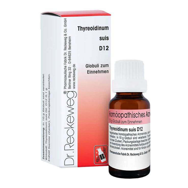 Thyreoidinum Suis D 12 Globuli, 10 g