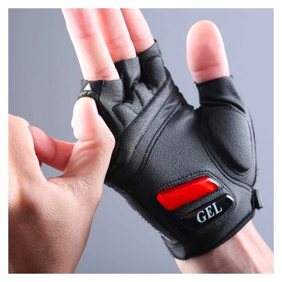 ROCKBROS S143-BK Paire de Gants de Cyclisme avec Gel noir
