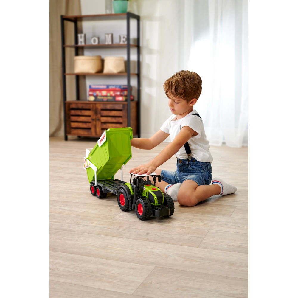 Claas tractor met aanhanger - 64 cm