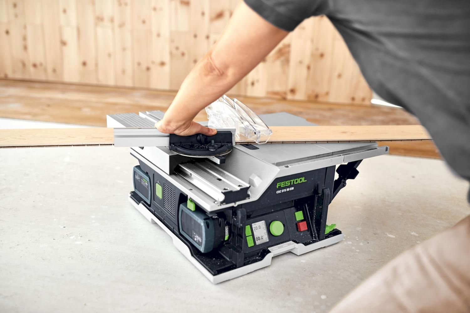 Festool CSC SYS 50 EBI-Plus Accu Tafelcirkelzaag 2x18V 5.0Ah - 577374