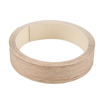 Strijkband naturel eiken 23 mm 2,5 m