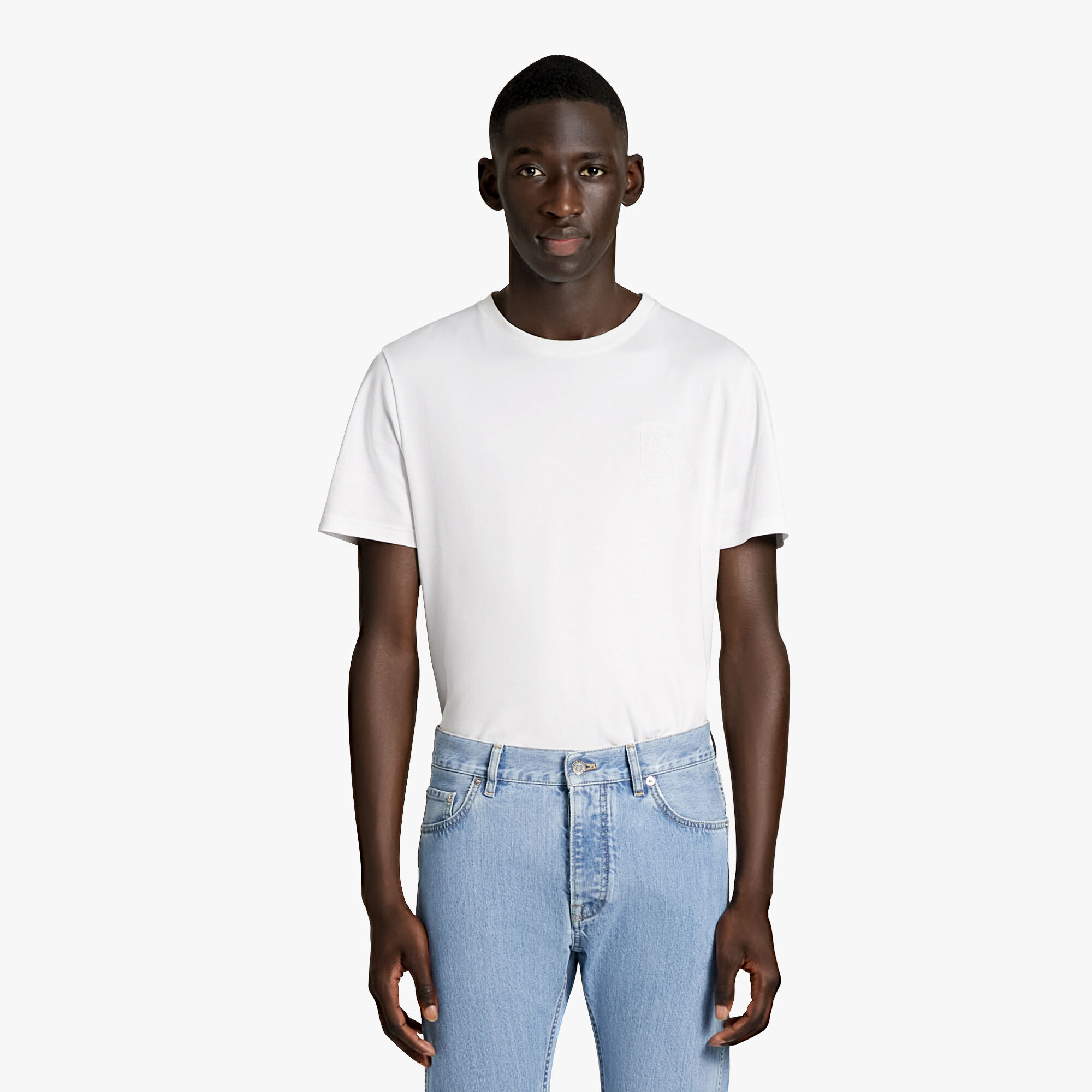T-Shirt Avec Logo Brode