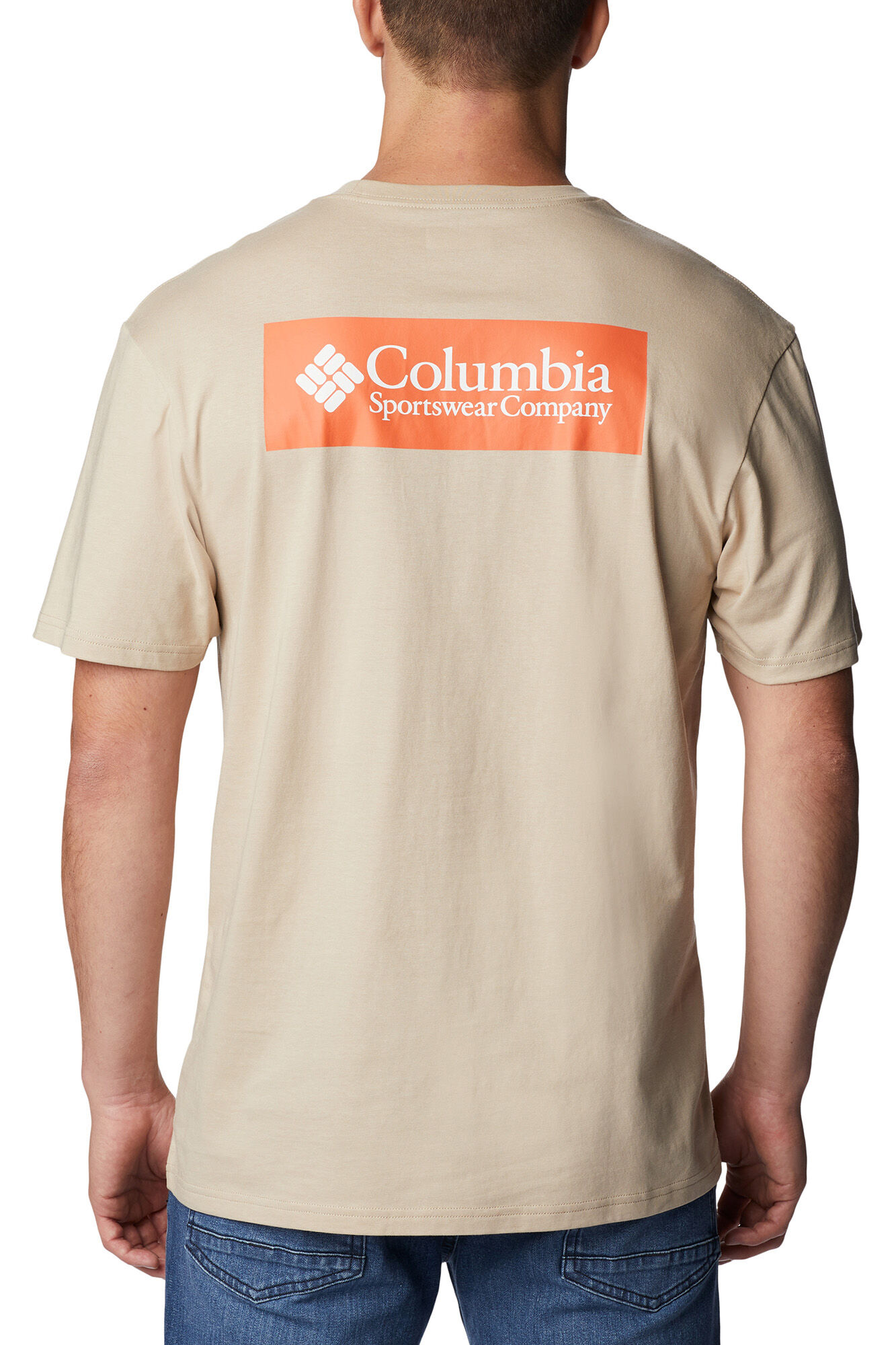 Camiseta masculina Columbia North Cascades™ de manga curta - Bege