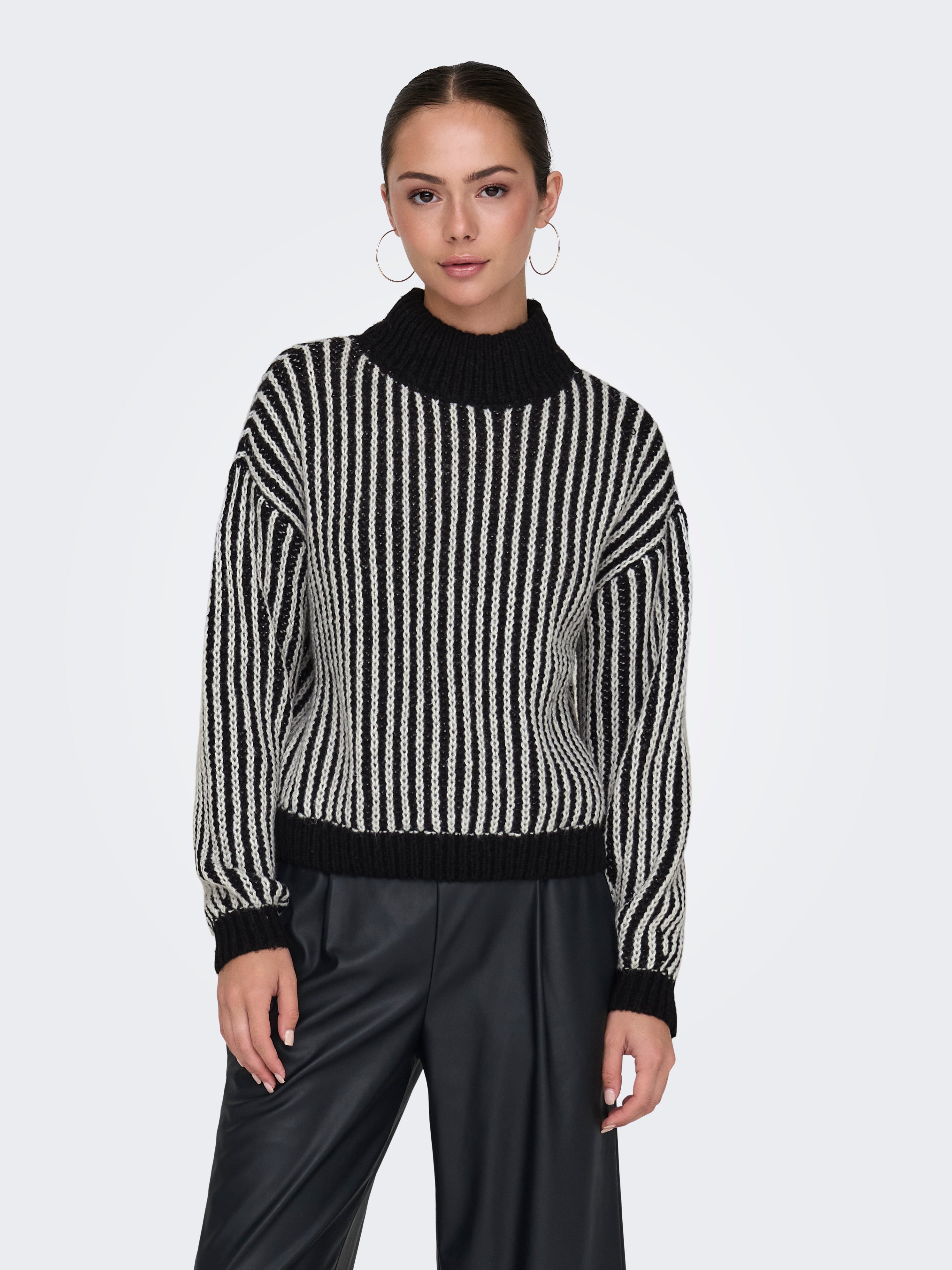 JDYALLY Strickpullover Black