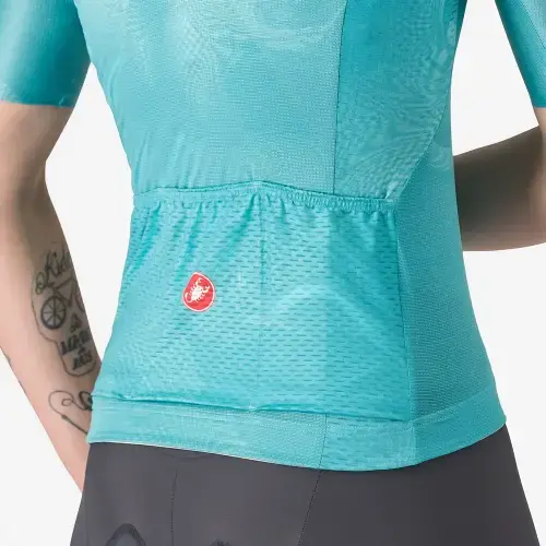 Castelli Fantasia Fietsshirt Korte Mouwen Blauw Dames