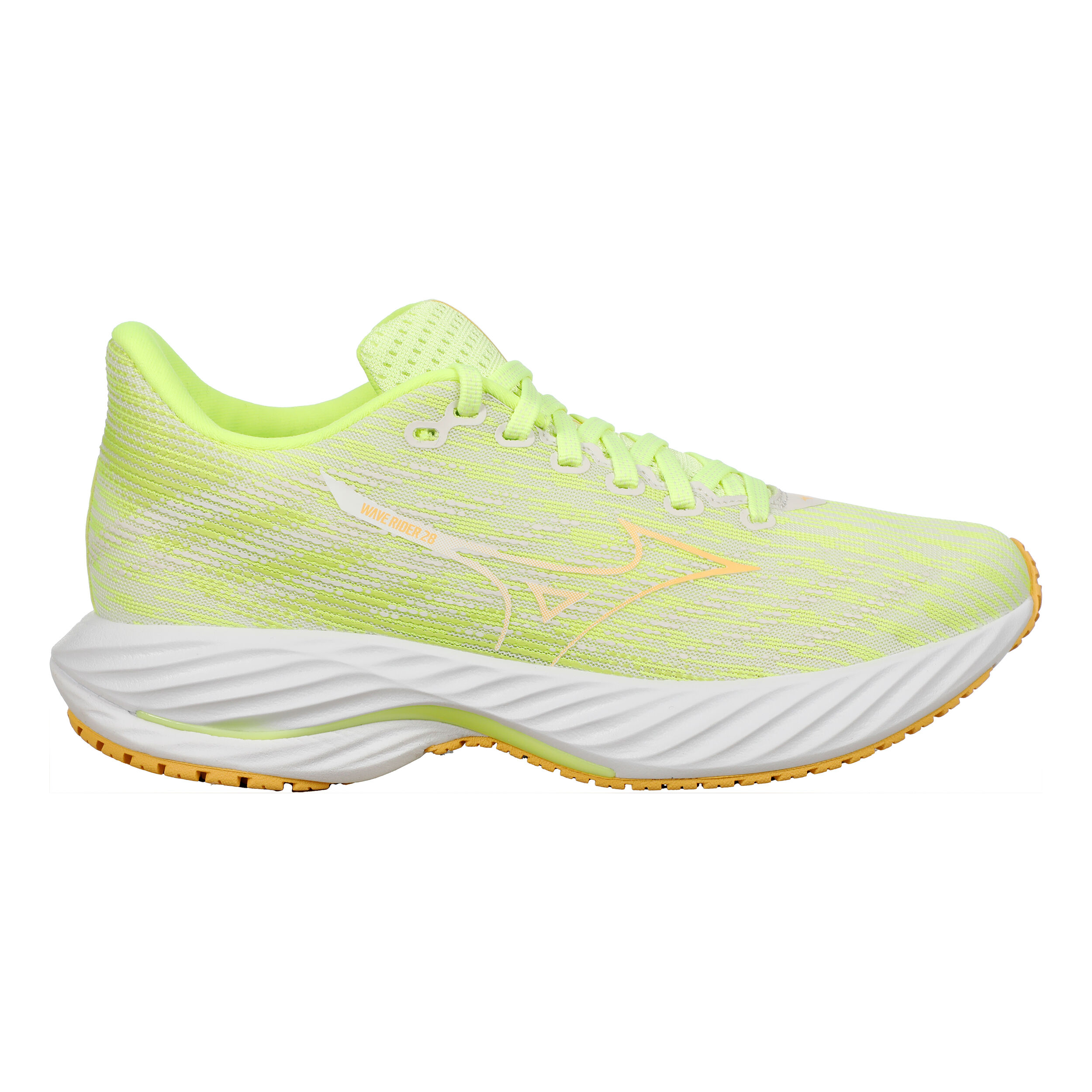 Mizuno Wave Rider 28 Chaussure De Running Sans Stabilisateurs Femmes - Blanc , Turquoise