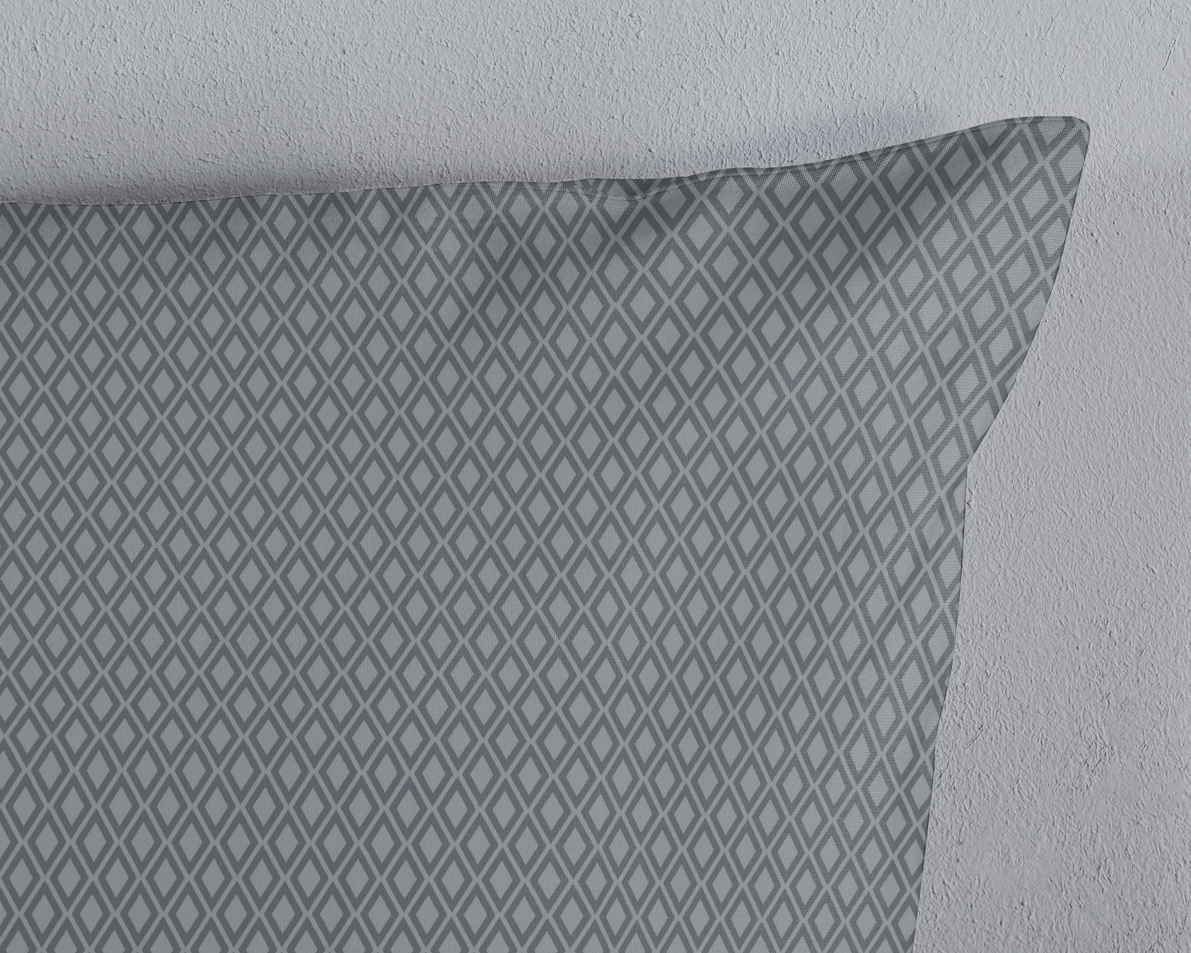 hip Kissenhülle »Olinga« Baumwolle, Mako-Satin, 40x80, 1 Stück, Reissverschluss, Anthrazit