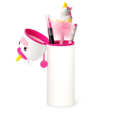 Trousse silicone 2 en 1 unicorn