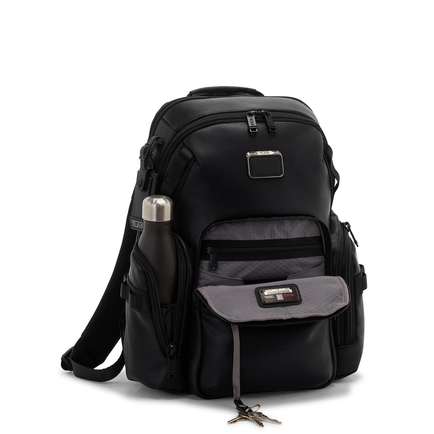 Tumi Alpha Bravo Nathan Navigation Backpack Leather black
