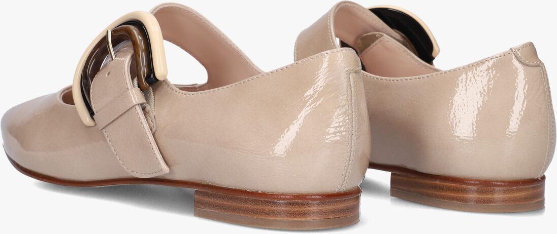beige pertini ballerina's 35155