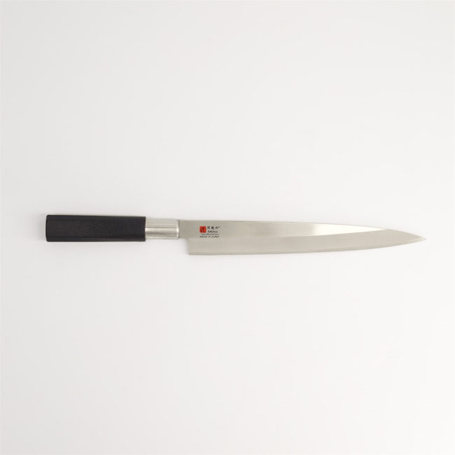 Roestvrij Staal Sashimi Yanagi Mes 21cm Zwarte Handvat