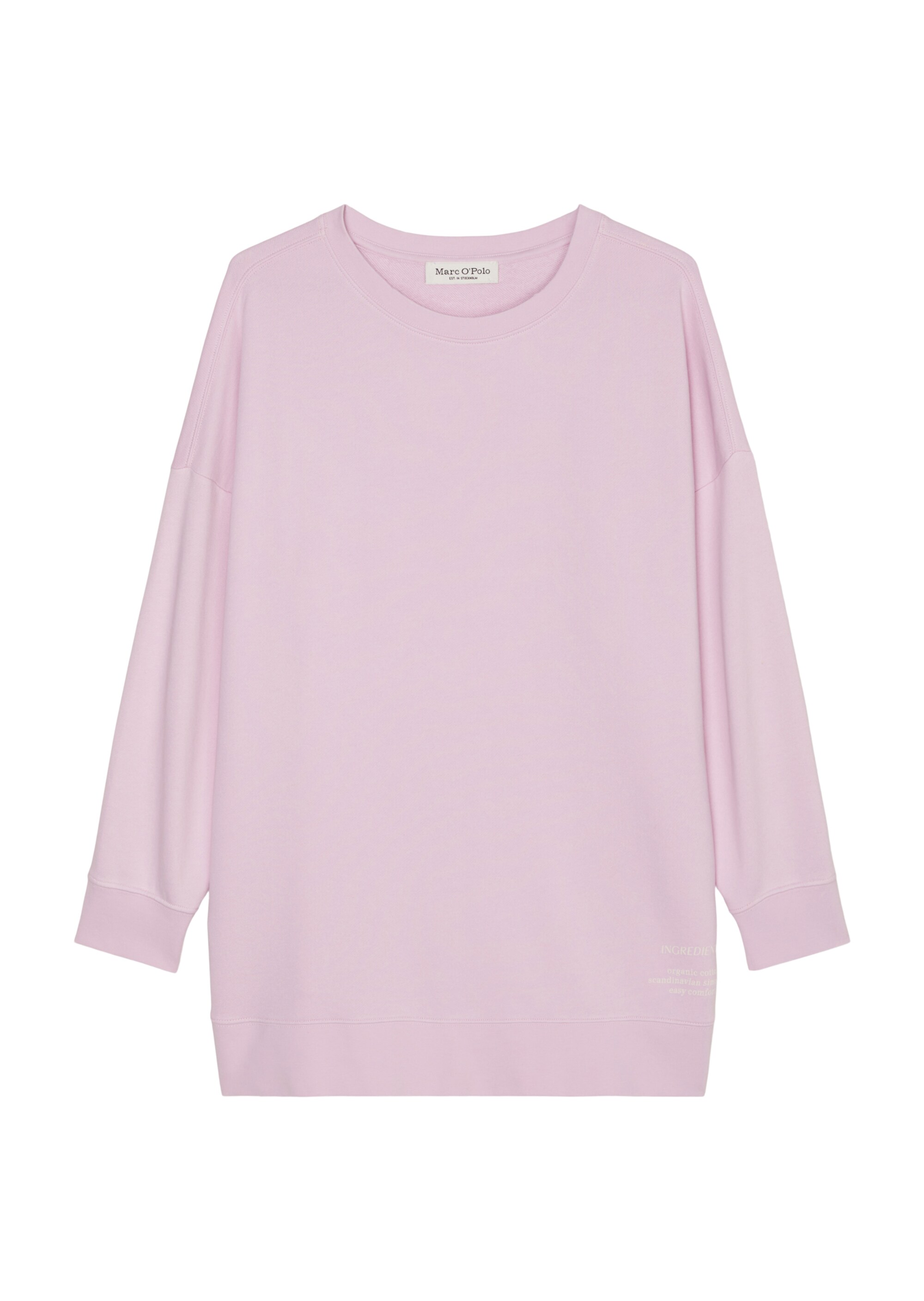 Oversize Sweatshirt mit Seitennaht-Schlitzen aus Organic Cotton