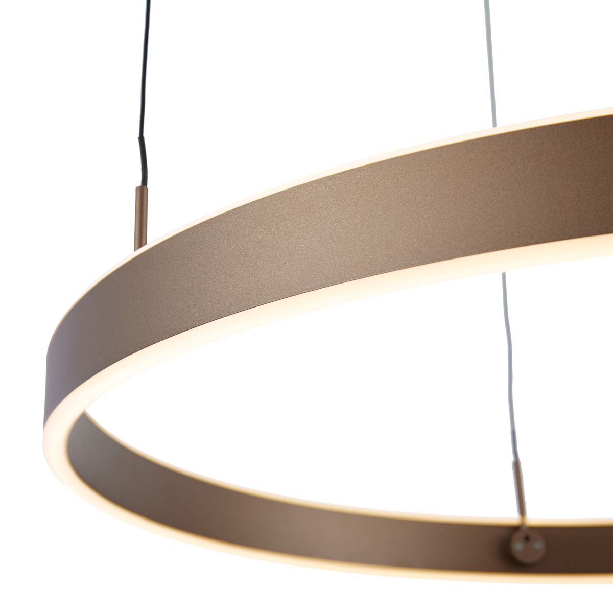 Design hanglamp donker brons 3-staps dimbaar easylift - Titmus