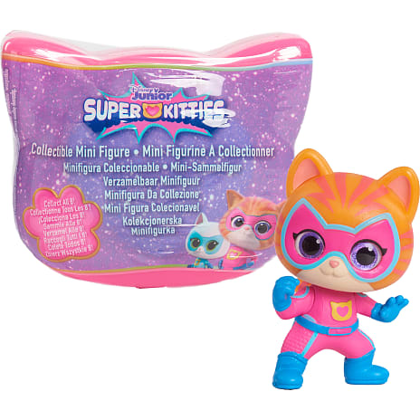 Disney Junior SuperKitties figur 4-5,5 cm - flere varianter - assorteret