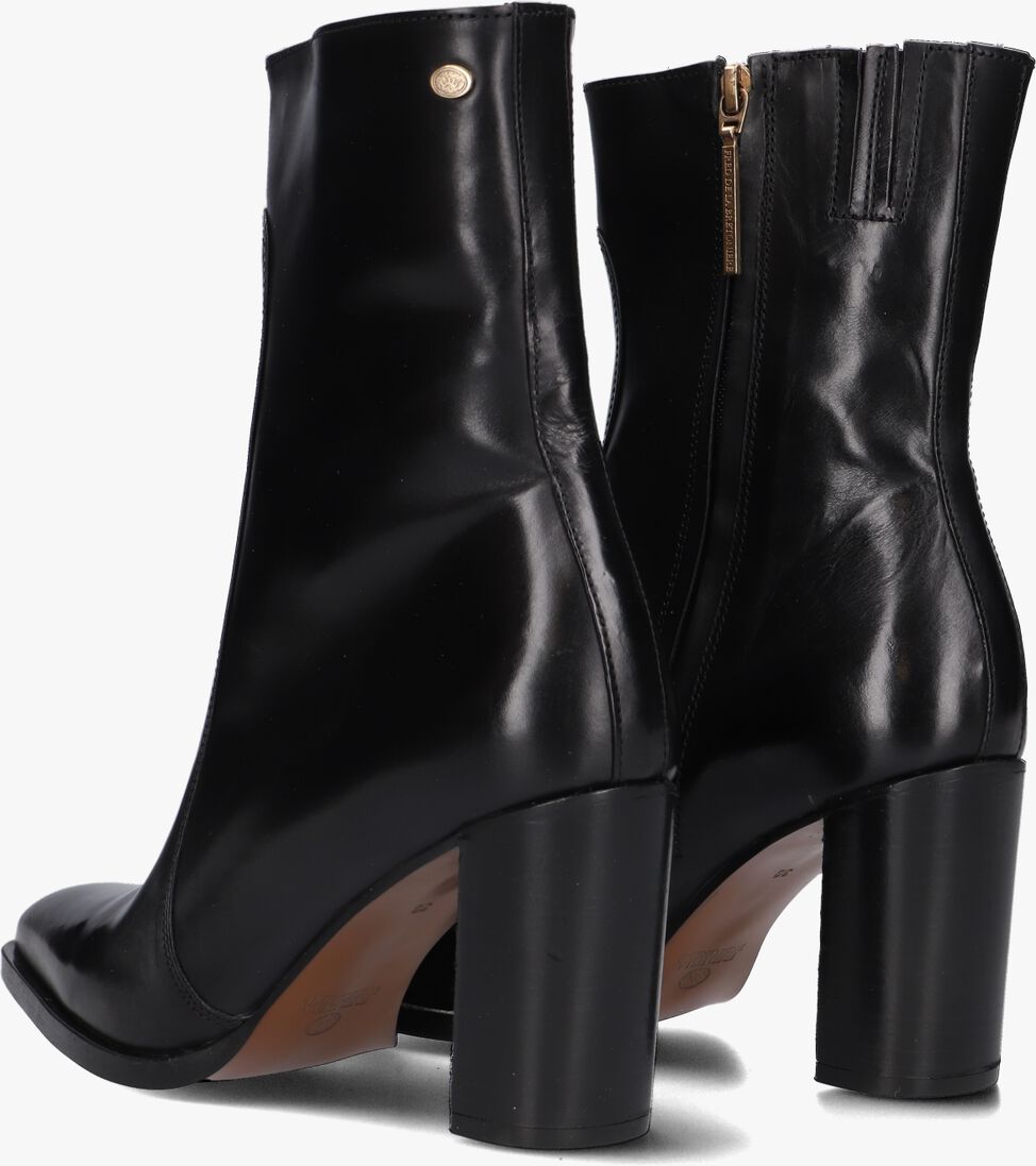 FRED DE LA BRETONIERE zwarte fred de la bretoniere enkellaarsjes paige ankle boot