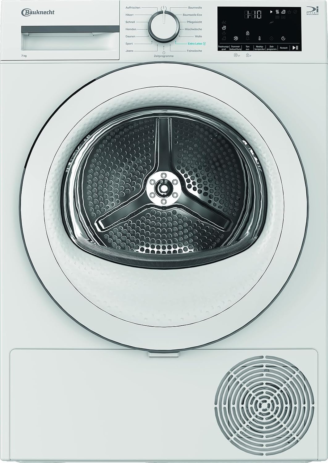 Bauknecht BT 7RC WW Wärmepumpentrockner /7 kg/EEK C/Precision Dry - Intelligentes Trocknen/Slim Wäschetrockner, weiss