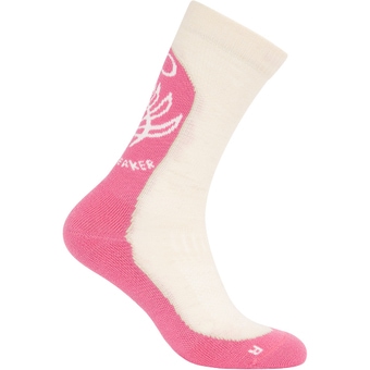 Icebreaker Merino Hike  Light Crew Fresh Fern Socken Chalk / POP / Snow Damen