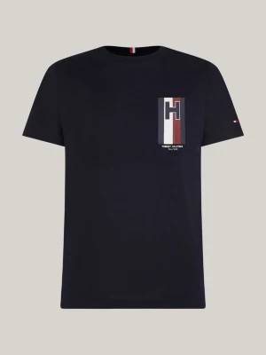Camiseta Slim Fit com Logo em Jersey