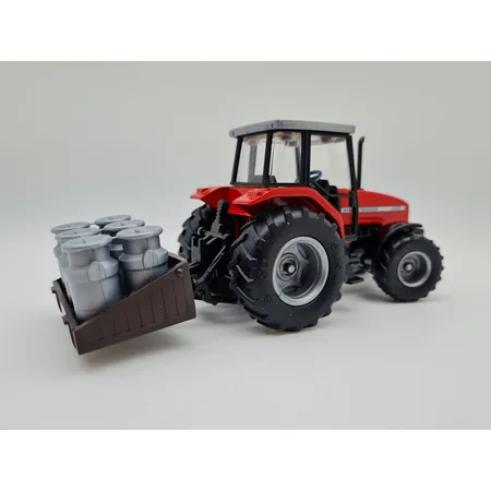 SIKU 2853 Massey Ferguson MF 4270 mit Kannenhalter, M 1:32