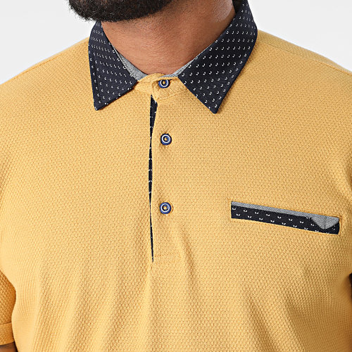 Polo Manches Courtes JP-849 Jaune Moutarde