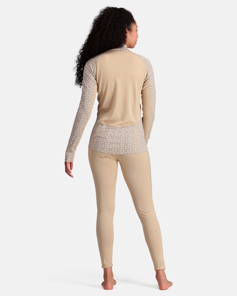 Rose Light Half Zip Dame Light Beige
