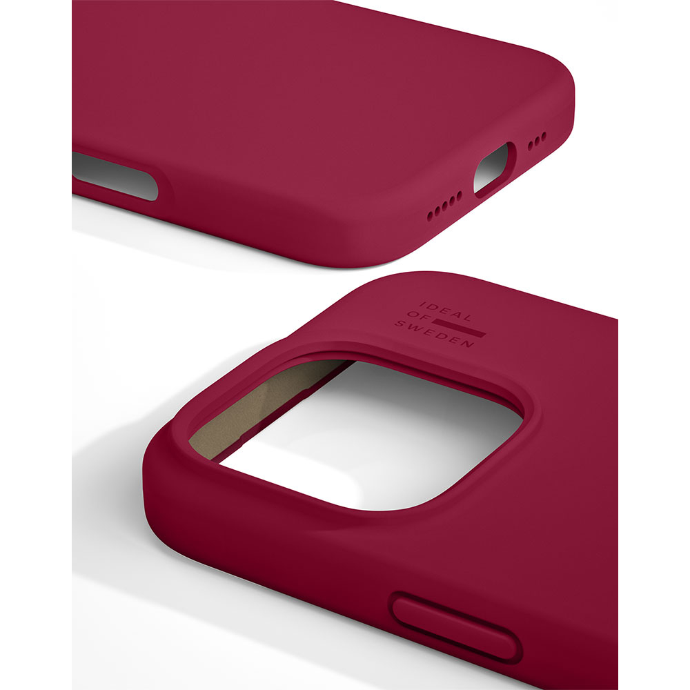 iPhone 16 Pro Max MagSafe Silikon Hülle Case Recycled (IDSICMS-I2467P-521) - Cranberry