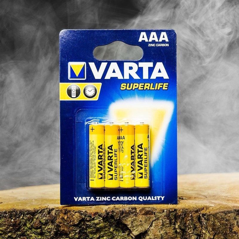 Varta - Superlife - AAA Batterijen - 1,5 Volt - 4 Stuks