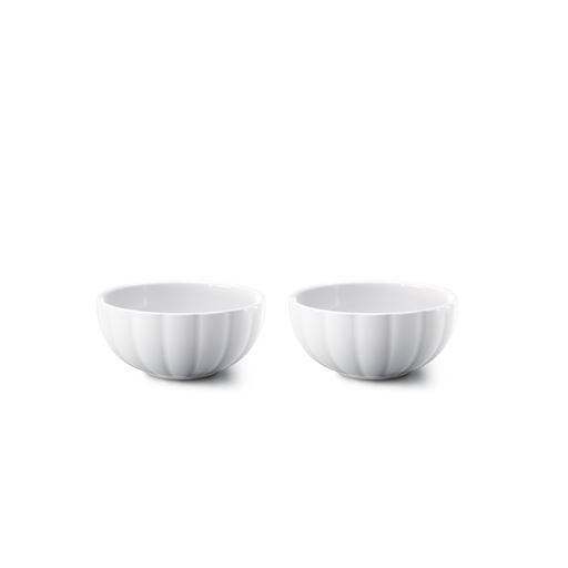 Georg Jensen Bernadotte 2-pak Skål, Hvid, Ø7,4 cm
