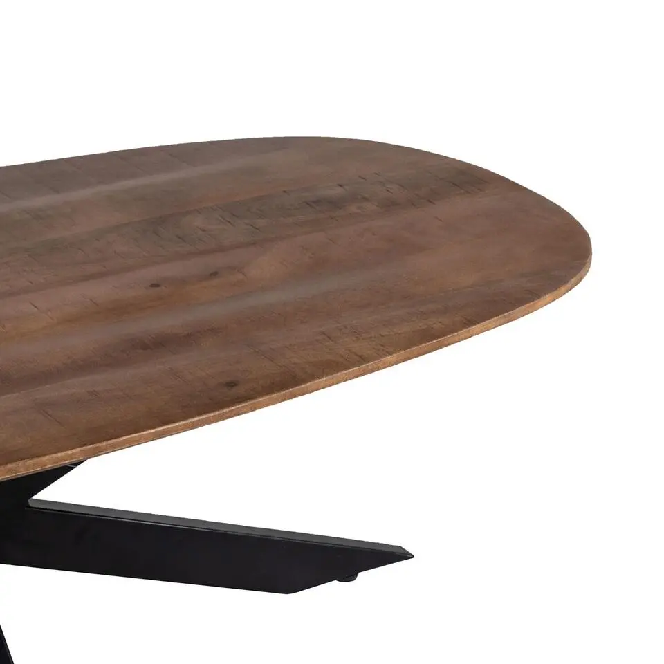 Salontafel Bruin - 130x70x40cm - Mangohout - Tafel Omar