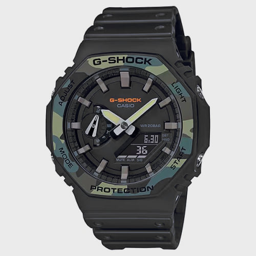 Montre G-Shock GM-2100SU-1AER Noir Camouflage